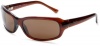 Maui Jim H189-26 Gloss Dark Brown Lagoon Rectangle Sunglasses Polarised