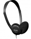 Maxell 190319 HP-100 Lightweight Stereo Headphones, Black