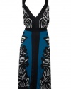 INC International Concepts Womens Black Zebra Tree Hi Low Dress