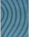 St. Croix Trading Company Waves 5 x 8 foot Area Rug - Blue