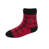 Polo Ralph Lauren infant boys Buffalo Plaid Crew grippers socks red 1 pair - 6-12 months