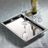 11X16 SILVER RECTANGLETRAY - LARGE 11X16 SILVER PLATED RECTANGULAR TRAY