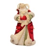 Enesco Heart of Christmas Santa with Smoke Wreath Figurine, 8-1/4-Inch