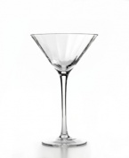 Simply beautiful, this set of hand-blown Optic martini glasses from Artland features clear stems and gently faceted bowls for a dreamy, twinkling effect. In dishwasher-safe glass for effortless elegance.