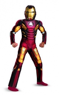 Avengers Iron Man Mark 7 Muscle Light Up Costume