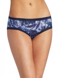 On Gossamer Women's Triple Twist Boyshort Brief, Out Of The Blue, Medium