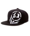 Kick your street style into high gear with flex fit hat by Metal Mulisha.