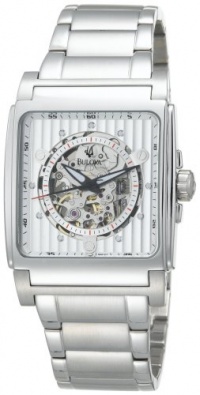 Bulova Men's 96A107 Automatic White Dial Bracelet Watch