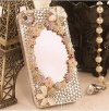 3D Magic Mirror Crystal diamond Case Cover For iPhone 4