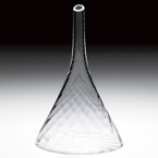 This excellant wine funnel makes the filling of decanters a pleasure. Created with a spiral optice effect, the wine curles into the decanter allowing it to breathe even more!