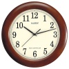 La Crosse Technology WT-3122A 12 1/2-Inch Wood Atomic Analog Clock