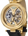 Stuhrling Original Men's 127A.333531 Special Reserve Emperor's Grandeur Automatic Skeleton Dual Time Gold Tone Dial Watch