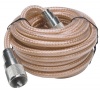 RoadPro RP-8X18CL 18' Clear CB Antenna Mini-8 Coax Cable with PL-259 Connector