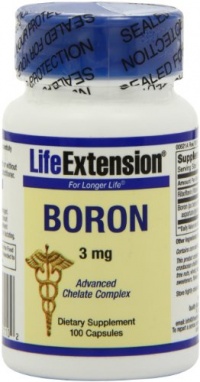 Life Extension Boron Caps 3mg Capsules, 100-Count