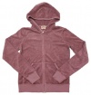 Juicy Couture Terry Zip Hoodie Grape Purple Med