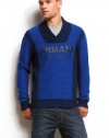 Armani Exchange Logo Shawl Sweater