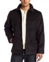 Nautica Men's Faux Shearling Sherpa Collar Jacket