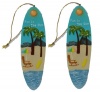 Set of 2 Fun in the Sun Beach Surfboard Christmas Ornmanents