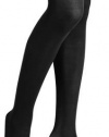 HUE Women's Opaque Control Top Tight, Black, Size 2