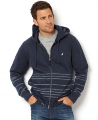 Put on this hoodie from Nautica and get set for fall in preppy style.