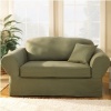 Sure Fit 107927275A_S-LODN Twill Supreme Sofa Slipcover, Loden