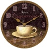 Infinity Instruments Dreamy Cappuccino Wall Clock