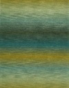 Ombre Ocean Stripes Rug Rug Size: 5' x 8'