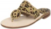 Jack Rogers Kenya Thong Sandal (Toddler/Little Kid),Tan Jaguar,3 M US Little Kid