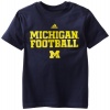 NCAA Michigan Wolverines 8-20 Boys Short Sleeve Practice Tee (Blue, Large)