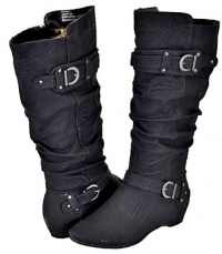 Blossom Amar-34 Black Women Casual Boots