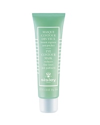 Helps refresh, smooth and rejuvenate the eye contour.A unique combination of active ingredients (Ginkgo biloba, Arnica, Horse Chestnut, Linden), Vitamins (Pro-vitamin B5 and vitamin E Acetate) and trace elements (Malachite and Chlorella), this Eye Contour mask works in just 10 minutes to help rehydrate skin and smooth away visible signs of fatigue. Fine lines around the eyes look visibly reduced, the eye area and eyelids are smoothed out.