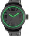 Kenneth Cole Reaction Men's RK1235 Triple Black Green Details Watch