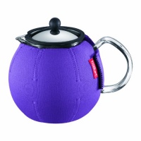 Bodum Nero Thermal Neoprene 8-Cup Tea Press Coat, Purple