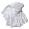 Elegant Baby Cable Blanket- White