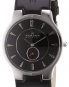 Skagen Men's 433LSLB Black Leather Watch