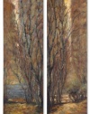 Uttermost 70-Inch by 20-Inch Tree Panels Art, Set of 2