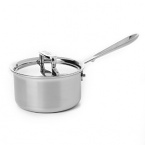 A versatile choice for creating or reheating sauces, soups, vegetables, grains and cereals, this stainless steel sauce pan can be used with or without the lid to control evaporation for precise results.