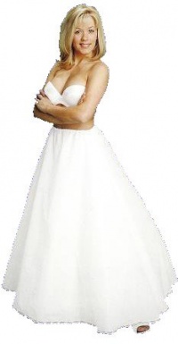 New A-Line Full Bridal Petticoat Crinoline Wedding Gown Slip (106DS)