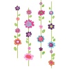 RoomMates RMK1622GM Flower Stripe Peel & Stick Giant Wall Decal