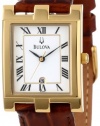 Bulova Men's 97B41 White Dial Calendar Watch