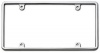 Cruiser Accessories 21330 Slim Rim, Chrome License Plate Frame