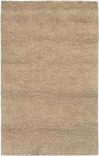 Area Rug 5x8 Rectangle Shag Tan Color - Surya Metropolitan Area Rug from RugPal.com