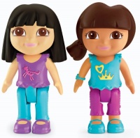 Fisher-Price Dora The Explorer Playtime Together Dora and Me Play Dates : Dora and Black Hair Friend