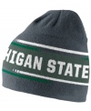 Get your head in the game with this Michigan State Spartans NCAA beanie from Nike.