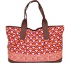 Amy Butler Abina Oversized Tote,Fountains Tangerine,one size