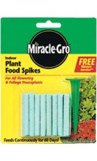 Miracle-Gro 300157 Indoor Plant Food 48-Spikes, 2.2-Ounce