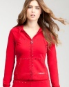 bebe Logo Studded Sweetheart Hoodie -Web Exclusive