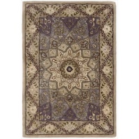 Nourison 2000 2117 Rectangle Rug, Lavender, 2.0-Feet by 3.0-Feet