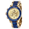 Nixon 42-20 Chrono Watch Gold/Royal Granite, One Size