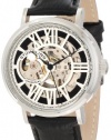 Stuhrling Original Men's 168S.33151 Classic Automatic Skeleton Round Silver Tone Watch Set